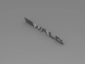 wald logo 3D Model