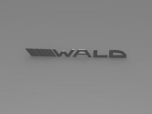 wald logo 3D Модель