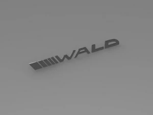wald logo 3D Model