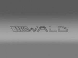 wald logo 3D Модель
