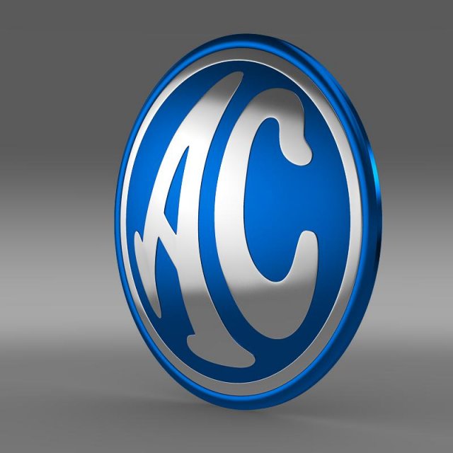ac logo 3D Model .c4d .max .obj .3ds .fbx .stl .blend 