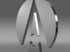 logo ariel Modello 3D