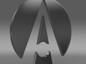 ariel logo Modelo 3D