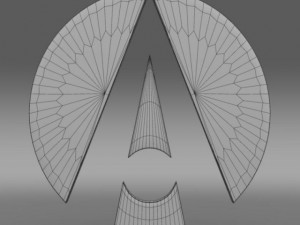ariel logo Modelo 3D