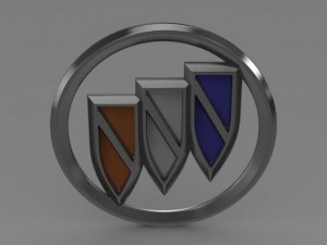 buick new logo 3D Model