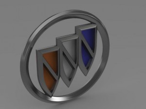 buick new logo 3D Model