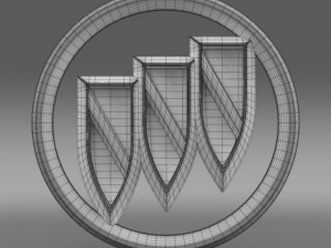 buick new logo 3D Model