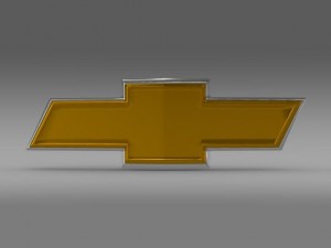chevrolet new logo 3D Модель