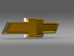 chevrolet new logo 3D Модель