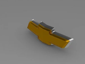 chevrolet new logo 3D Model