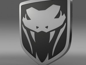 dodge viper fangs 2003 logo 3D Model