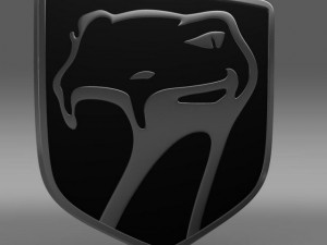 dodge viper sneaky pete 1992 logo 3D-Modell