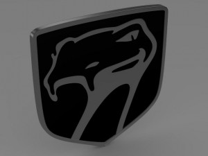 dodge viper sneaky pete 1992 logo 3D-Modell