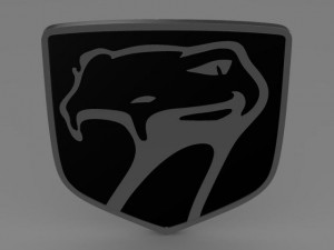 dodge viper sneaky pete 1992 logo 3D-Modell
