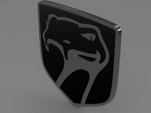 dodge viper sneaky pete 1992 logo 3D-Modell