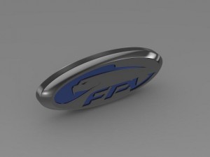 fpv logo 3D Model