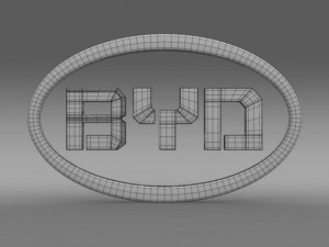 byt logo 3Dモデル
