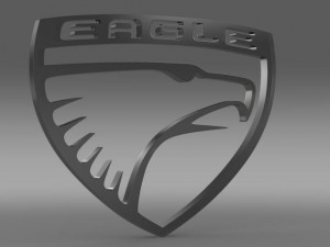 eagle logo 3D Model