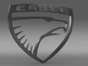 eagle logo 3D Model