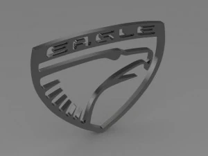 eagle logo 3D Model