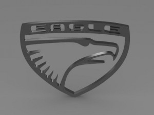 eagle logo 3D Model