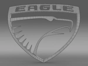 eagle logo 3D Model