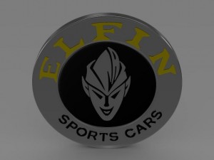 elfin logo Modelo 3D