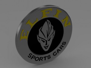 elfin logo Modelo 3D