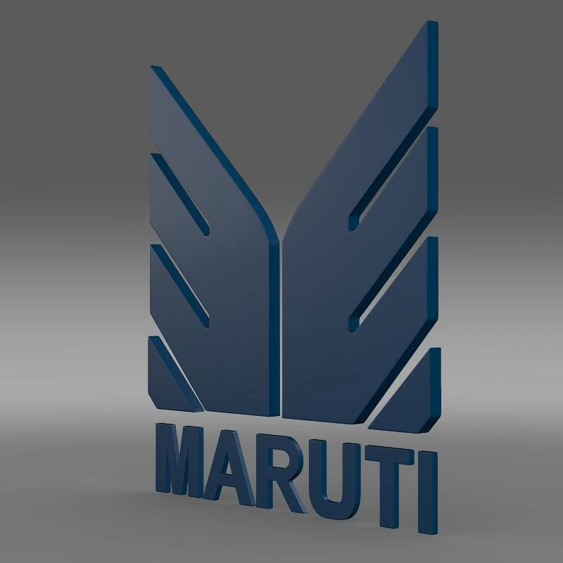 maruti logo 3D Model .c4d .max .obj .3ds .fbx .stl .blend 