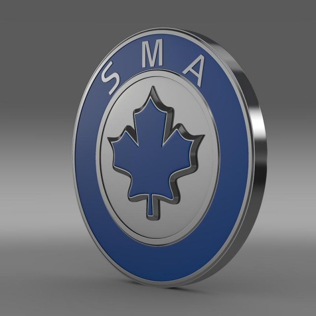 sma logo 3D Model .c4d .max .obj .3ds .fbx .stl .blend