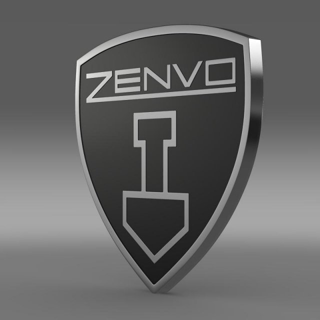zenvo logo Modelo 3D .c4d .max .obj .3ds .fbx .stl .blend 