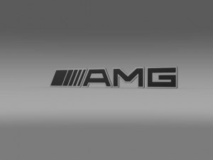 amg logo Modelo 3D