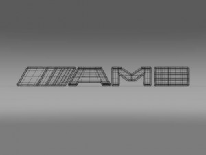 amg logo 3D 模型
