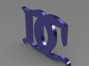 darracq logo 3D Model