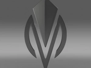 디모라 로고 3D 모델