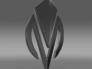 디모라 로고 3D 모델