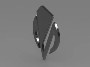 디모라 로고 3D 모델