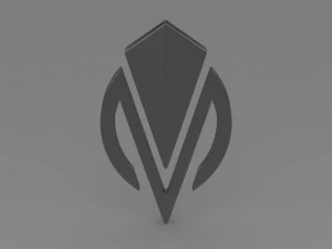 디모라 로고 3D 모델