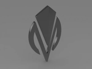 디모라 로고 3D 모델