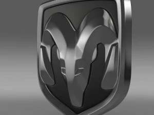 Dodge nouveau logo Modèle 3D