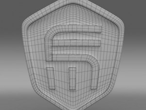 exagon logo Modello 3D
