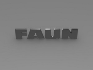 faun logo 3D Model