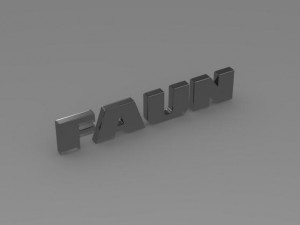 faun logo 3D Model