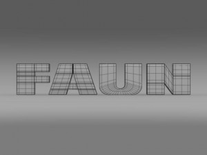 faun logo 3D Model