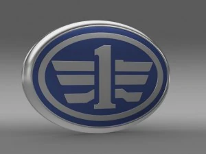 logotipo de faw Modelo 3D