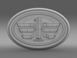 faw logo 3D 模型