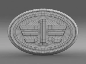 logotipo de faw Modelo 3D