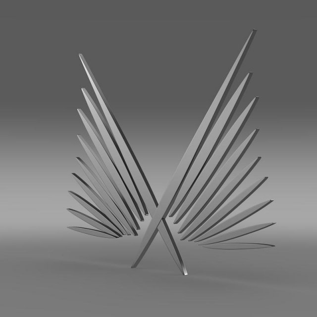 izaro logo 3D Model .c4d .max .obj .3ds .fbx .stl .blend 
