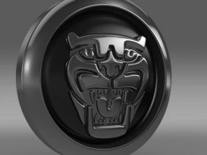 jaguar new logo 3D Model