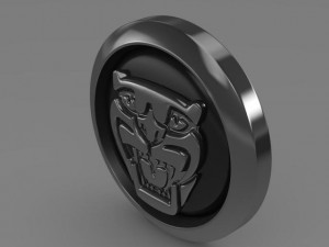 jaguar new logo Modelo 3D